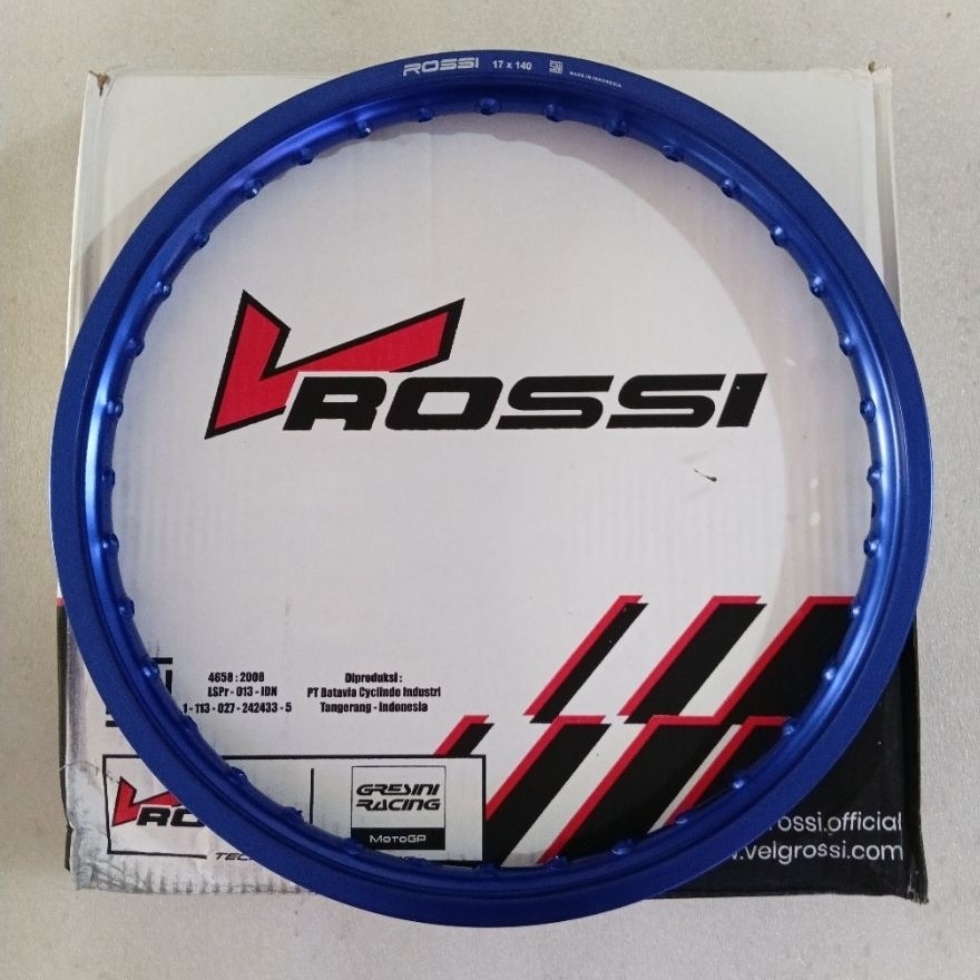Velg lingkar Original V Rossi 17x140, Biru kilat