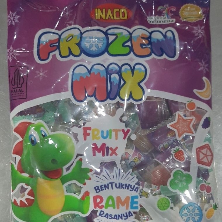 Inaco Frozen Mix Fruity Mix Gummy Candy 100gr