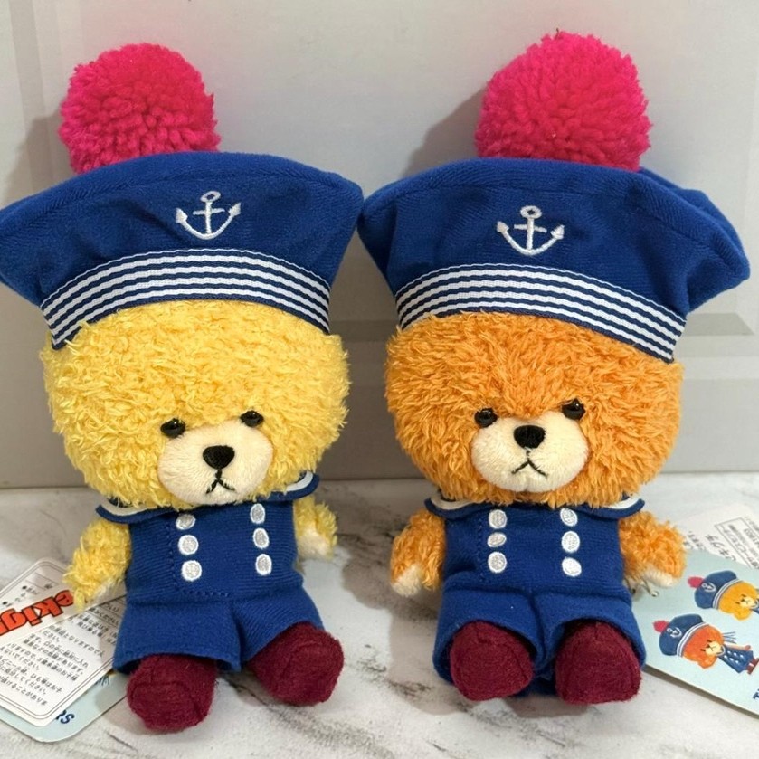 RARE | Boneka Plushie Tiny Twins Bears: Lulu & Lolo from The Bears’ School Bandai Sekiguchi