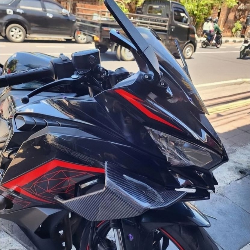 Winglet Samping Wingside Downforce Ninja ZX25R ZX25RR Model BMW 1000RR