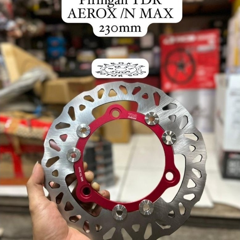 Piringan Cakram TDR Yamaha Nmax - Aerox 260 Mm Merah