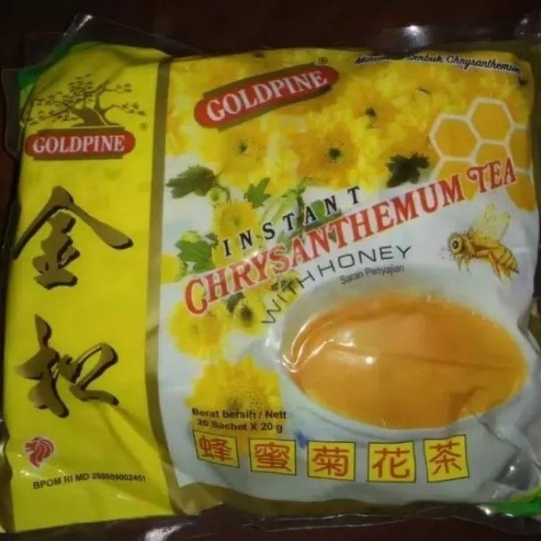 MAY Salle Teh Kembang Bunga Krisan / Chrysanthemum tea instant Goldpine 20sachet #Teh Kembang Bunga 