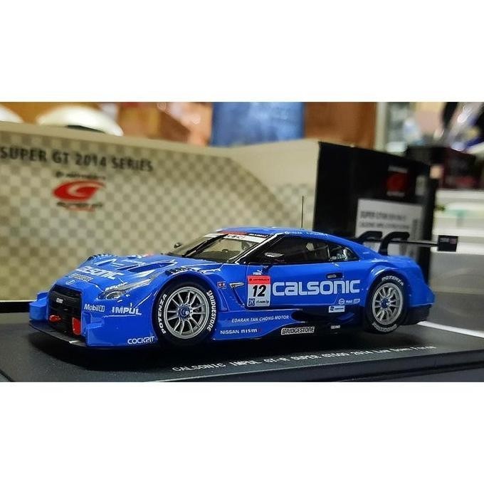 1/43 EBBRO NISSAN GT-R CALSONIC IMPUL WINNER FUJI SUPER GT500 2014