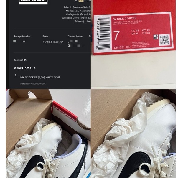 nike cortez second (100%ori)