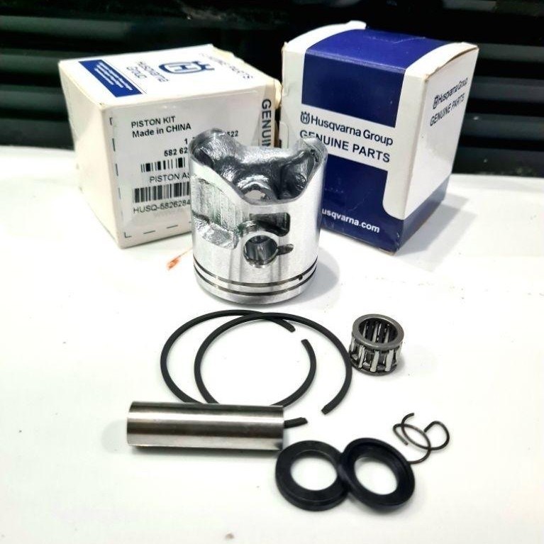 Piston Assy Ring Set Chainsaw Husqvarna 16" 125 Original / Piston Seher + Ring 40MM Chainsaw Husqvar