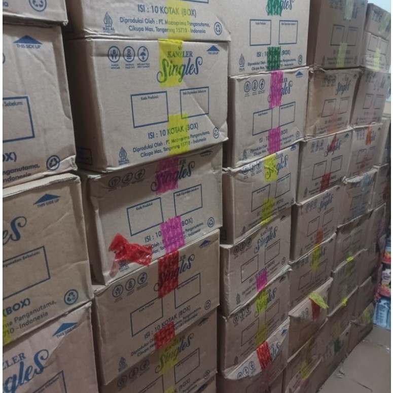1 dus ( 10 box ) sosis / baso Kanzler total isi 120pc rasa boleh mix. hot,gochujang,keju,original,mi