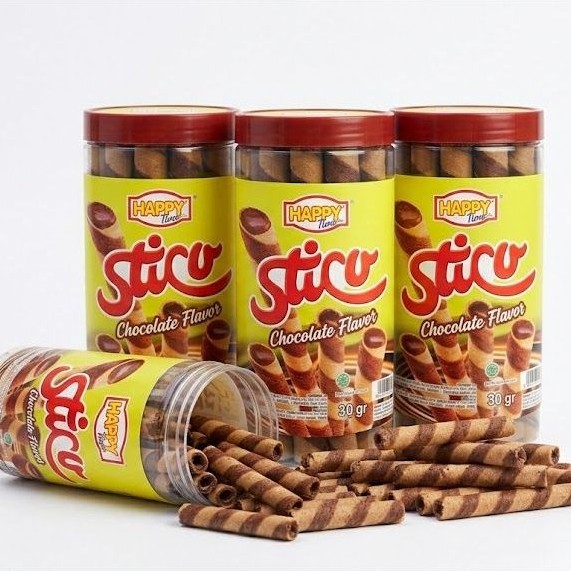 Happy Time Sticu Roll Cokelat