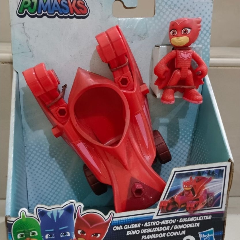 PJ Masks Set Hero Vehicle Owl Glider SKU F2129 Mainan Mobil Mobilan Action Figur Mainan Koleksi Anak