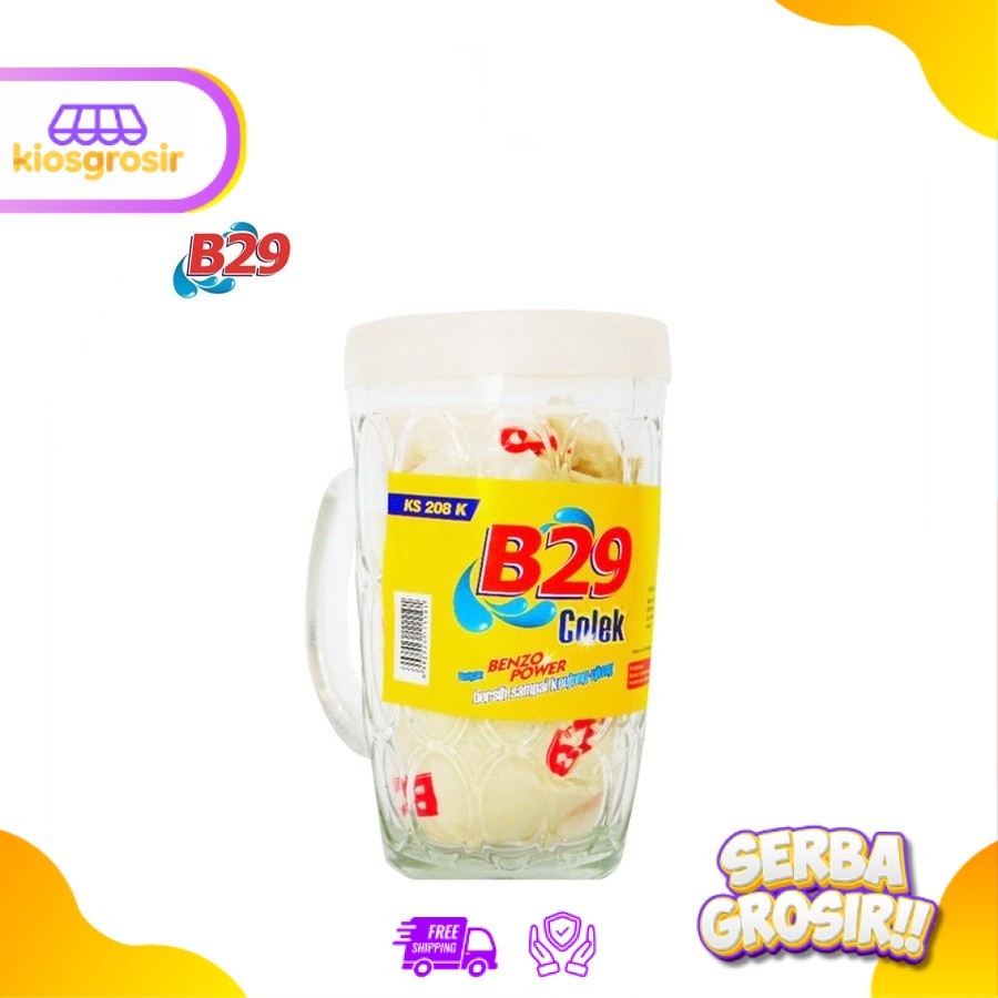 KIOSGROSIR B29 Sabun Cream B-29 Krim Colek Gelas 300 gr CUP Benzo Power