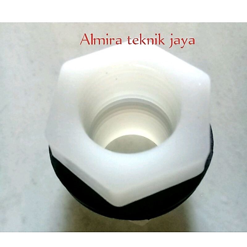 Mur toren / drat toren drat dalam 1/2 inch dan drat luar 3/4 inch
