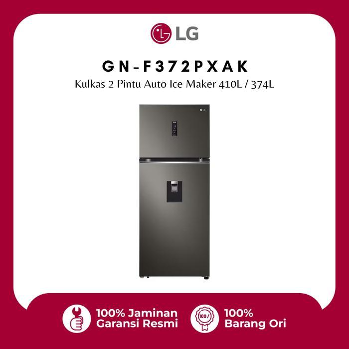 LG Kulkas 2 Pintu Dispenser ThinQ 410/363 Liter - GN-F372PXAK