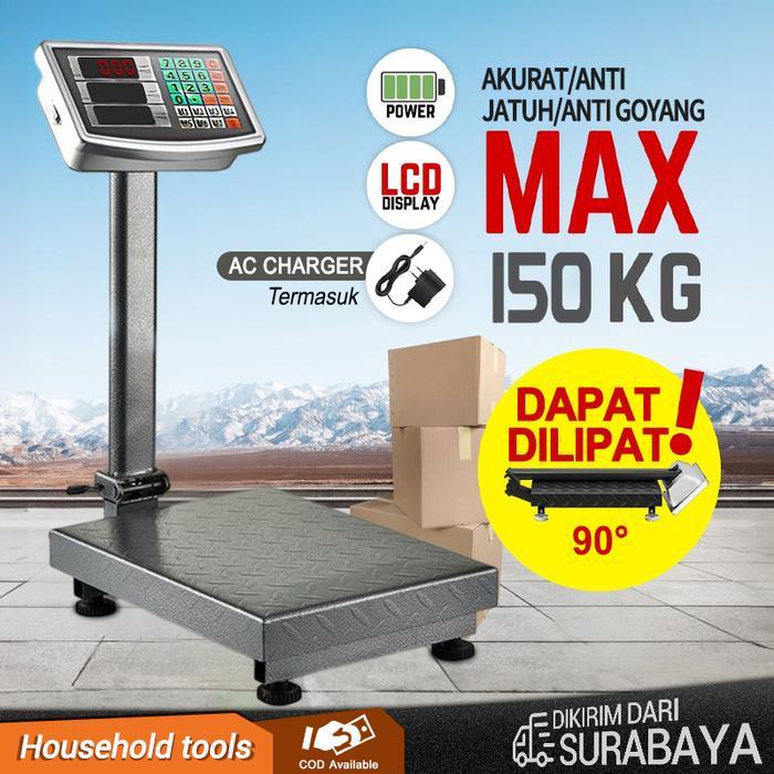 Best  Timbangan Duduk Digital Lipat 150KG/Timbangan Elektrik/Timbangan Elektrik Portabel/Timbangan P