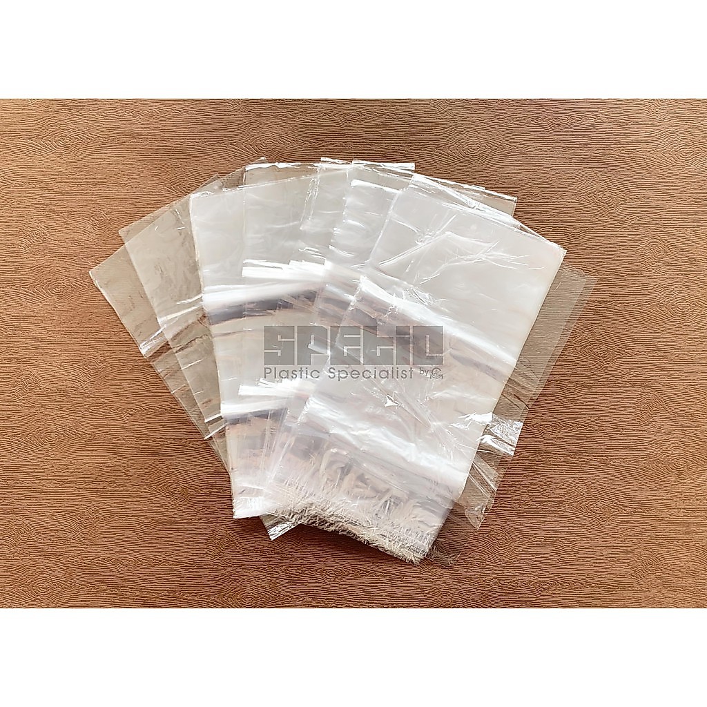 Kantong Plastik PP 12x24 cm / Plastik PP Bening / Plastik Bungkus / Plastik Snacks / Plastik Saos