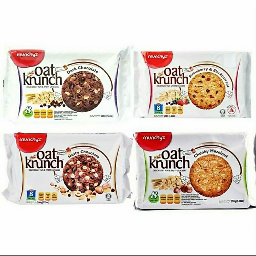Munchys Biskuit Oat Krunch 208gr