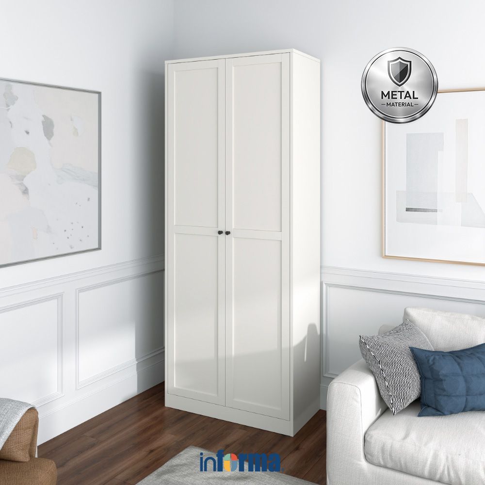 Informa Logan Kabinet Penyimpanan - Putih Lemari Kabinet Serbaguna Cabinet Penyimpanan Indoor Furnit
