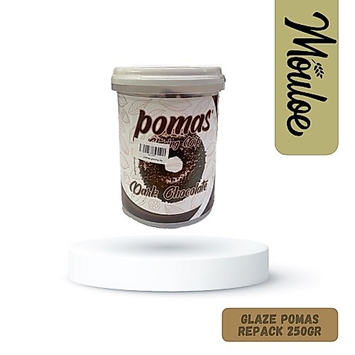 GLAZE POMAS KEMASAN REPACK 250GR | MOuloemart | dip glaze untuk topping donat atau roti lainnya