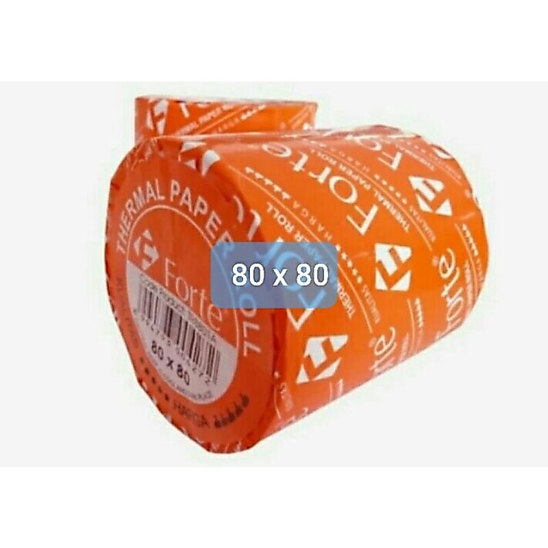 KERTAS THERMAL 80X80 FORTE KERTAS KASIR 80 X 80