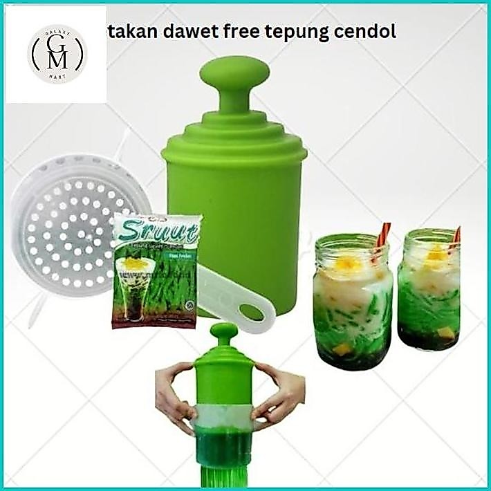 Cetakan cendol sruut / dawet free tepung cendol
