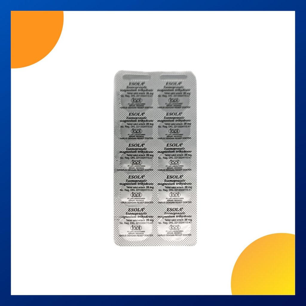 ESOLA 40 45.09 MG 1 BLISTER @ 10 TABLET SALUT ENTERIK