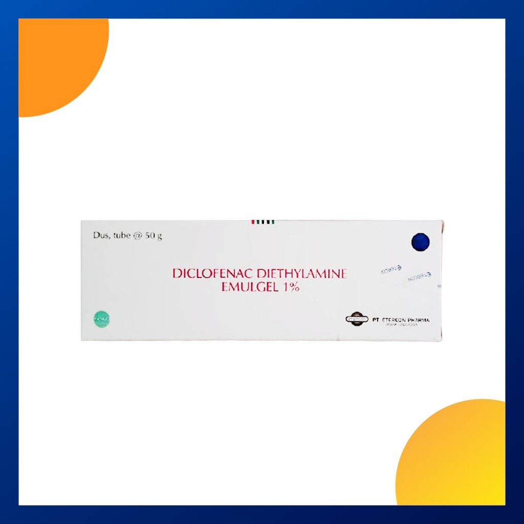 DICLOFENAC DIETHYLAMINE GEL 1 TUBE @ 50 G