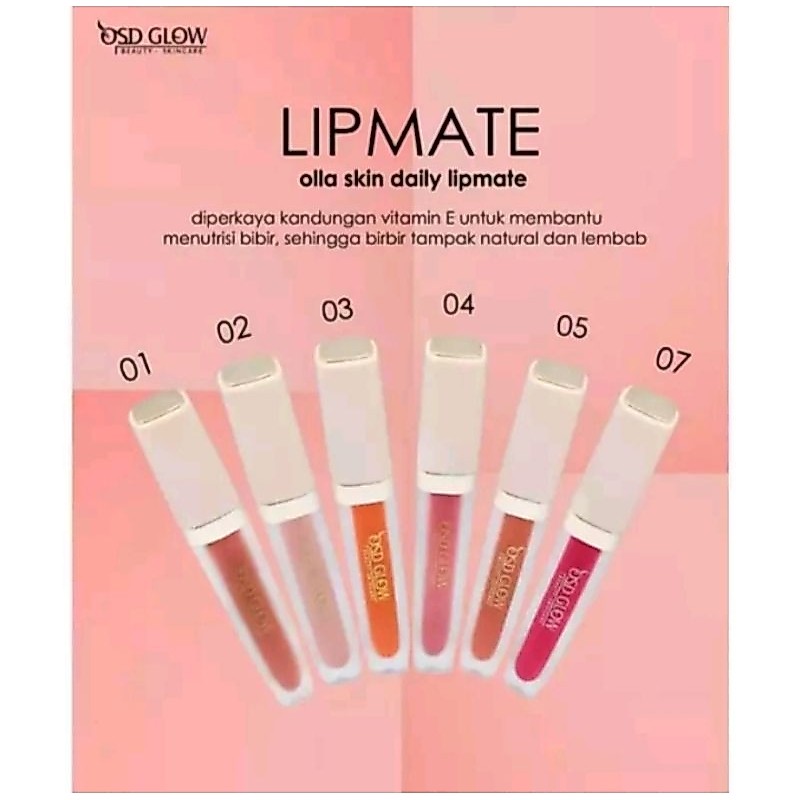 OSD GLOW - LIPMATTE NEW PACKAGING OLLA SKIN DAILY