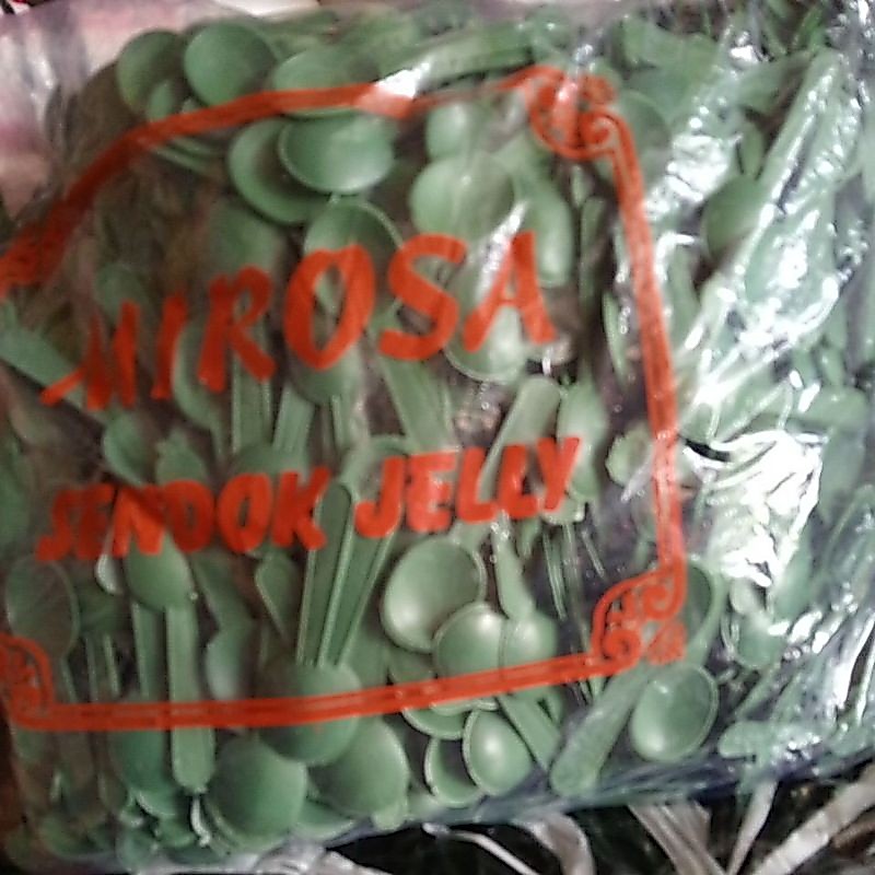 sendok agar/ jelly kemasan 1kg.