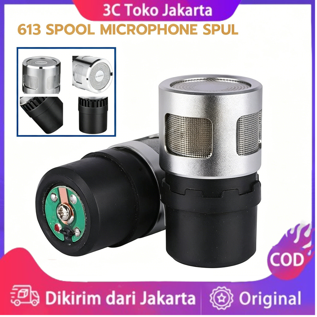 Sensitivitas Tinggi Profesional Dynamic Spool MICROPHONE MIC DASTECH 613