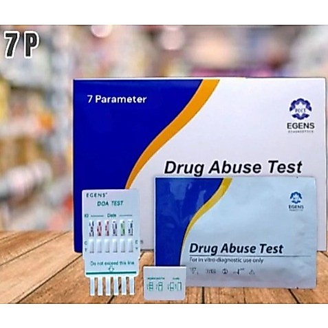 Multi Drug Test 7 Parameter Egens/Alat Test Narkoba egens 7 Parameter  (THC.MOP.AMP.MET.BZO.COC.CARI