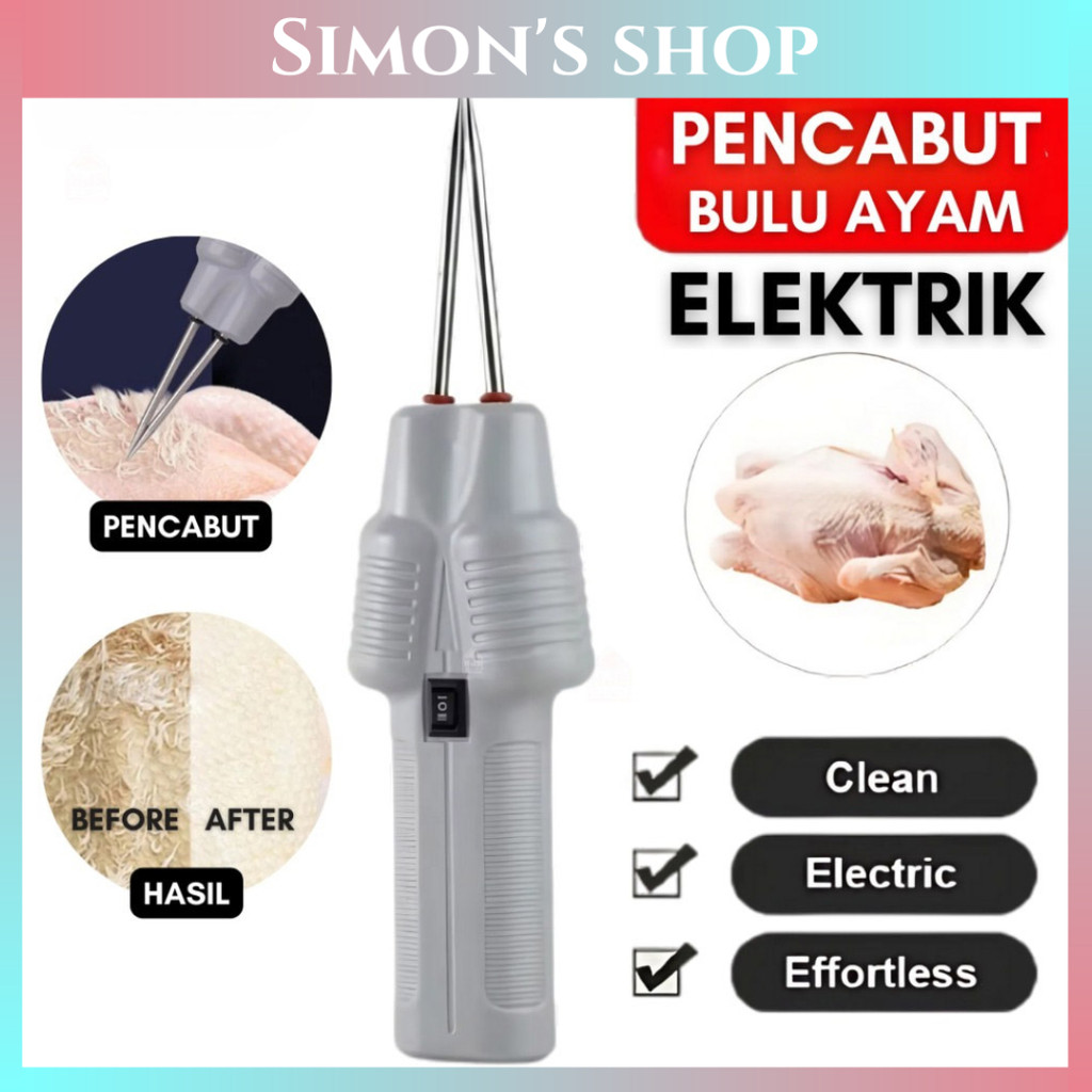 Alat Pencabut Bulu Ayam Elektrik Pinset Cabut Bulu Ayam Bebek Angsa Elektrik / Mesin Pinset Pencabut