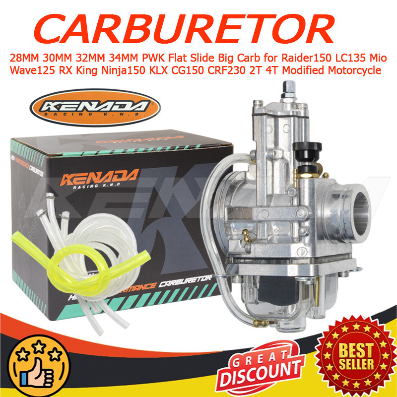 KENADA RACING Karbu H LECTRON Series Adjustable Power Jet Universal Carb 28/30/32/34mm Karbu PWK Ske