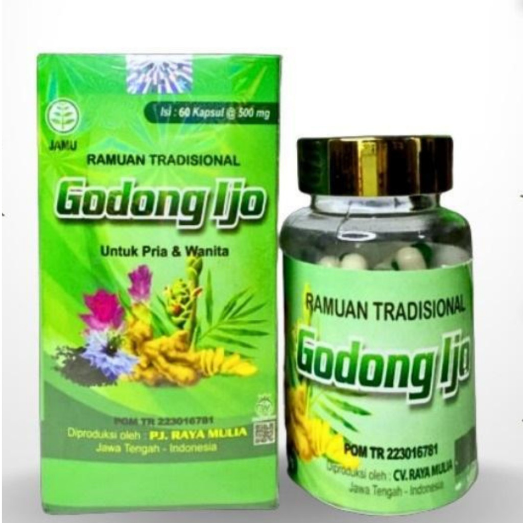 ( ORIGINAL ASLI PIL ) GODONG IJO Kapsul Herbal Persendian Pegal Linu Untuk Aktivitas Harian Iis 60 K