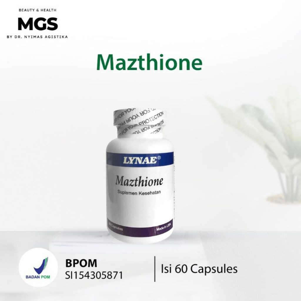 BISA COD | Lynae Mazthione Botol 60 Kapsul BPOM