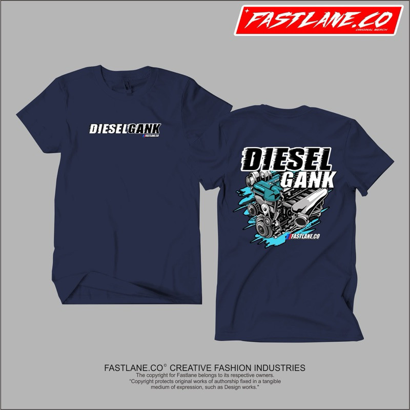 KAOS T-shirt DIESEL GANK / DIESEL POWER / kaos diesel / kaos cumi cumi darat