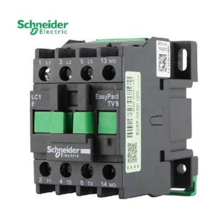 SCHNEIDER CONTACTOR TVS AC3 6A 2 2 KW LC1E0610M7 1NO