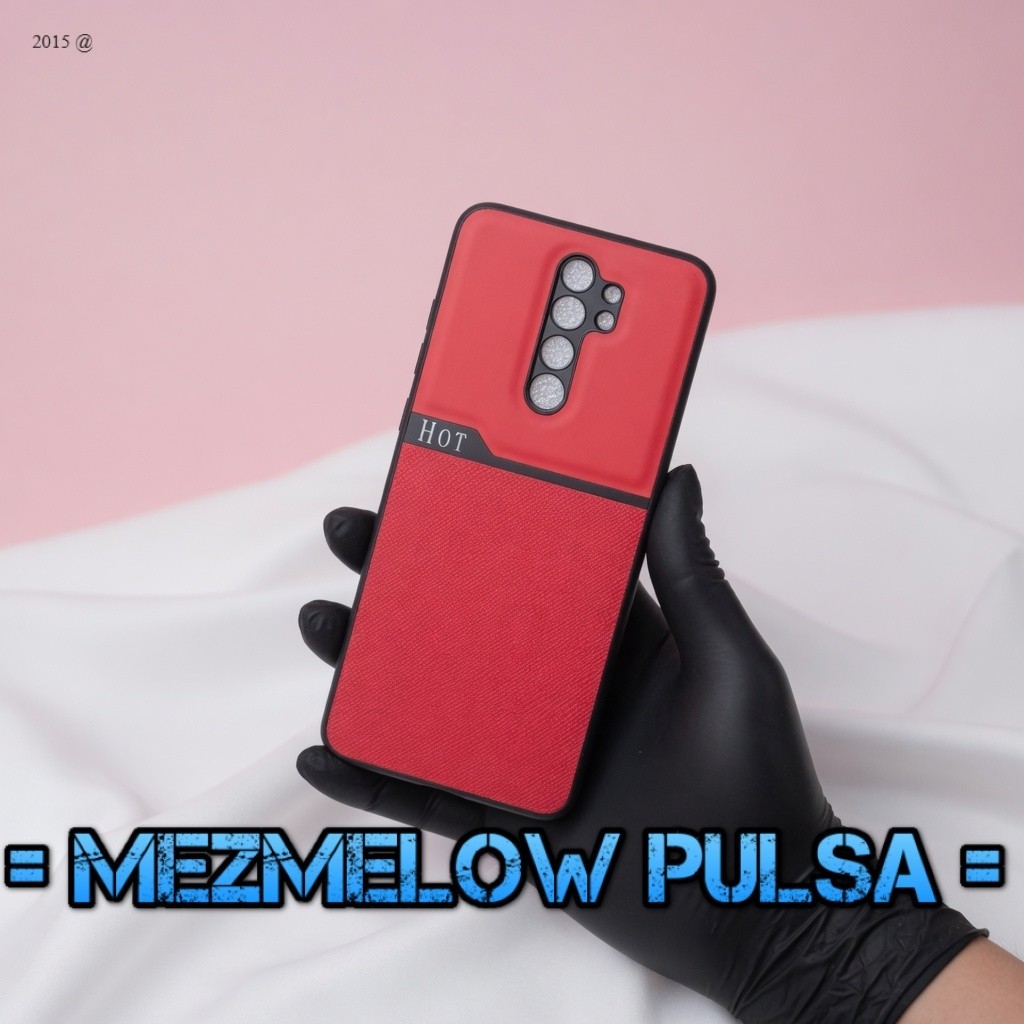 Case Lens Casing Hard Case Splicing PU Leather Kamera / Case XIAOMI REDMI NOTE 8 PRO