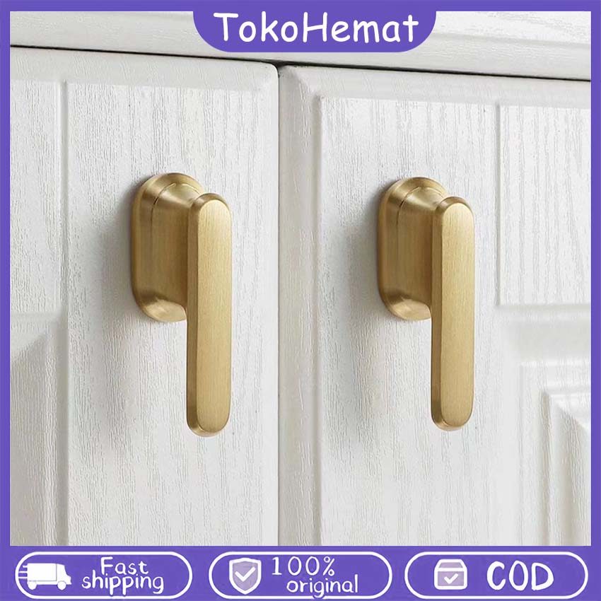 Gagang Lemari Handle Laci Tarikan Laci Gagang Pintu Aluminium Untuk Kabinet Dapur Warna Hitam