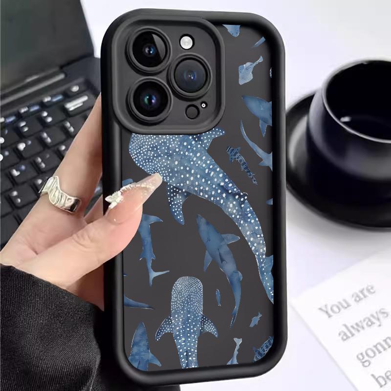 Softcase For POCO Case X3 NFC F5 F6 5G F7 Pro X5 X6 NEO X7 Lembut Silikon Lucu Paus Penyu Lens Prote