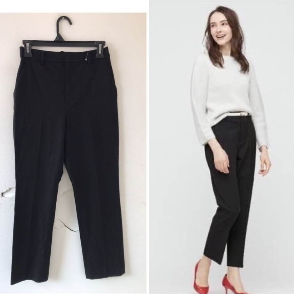 Uniqlo Smart Ankle 2 Way Pants Black S