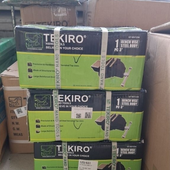 Tekiro Catok Ragum 3" Inchi /Tekiro - Catok Ragum Meja 3 Inch Bench Vice Original