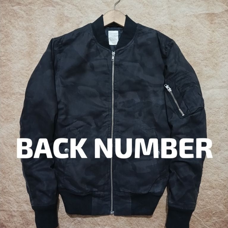 Jaket casual bomber BACK NUMBER bekas pakai