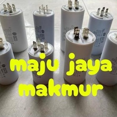 pt.sutijaya / kapasitor pin kaki 4 colok 80 mf ISCO Diskon