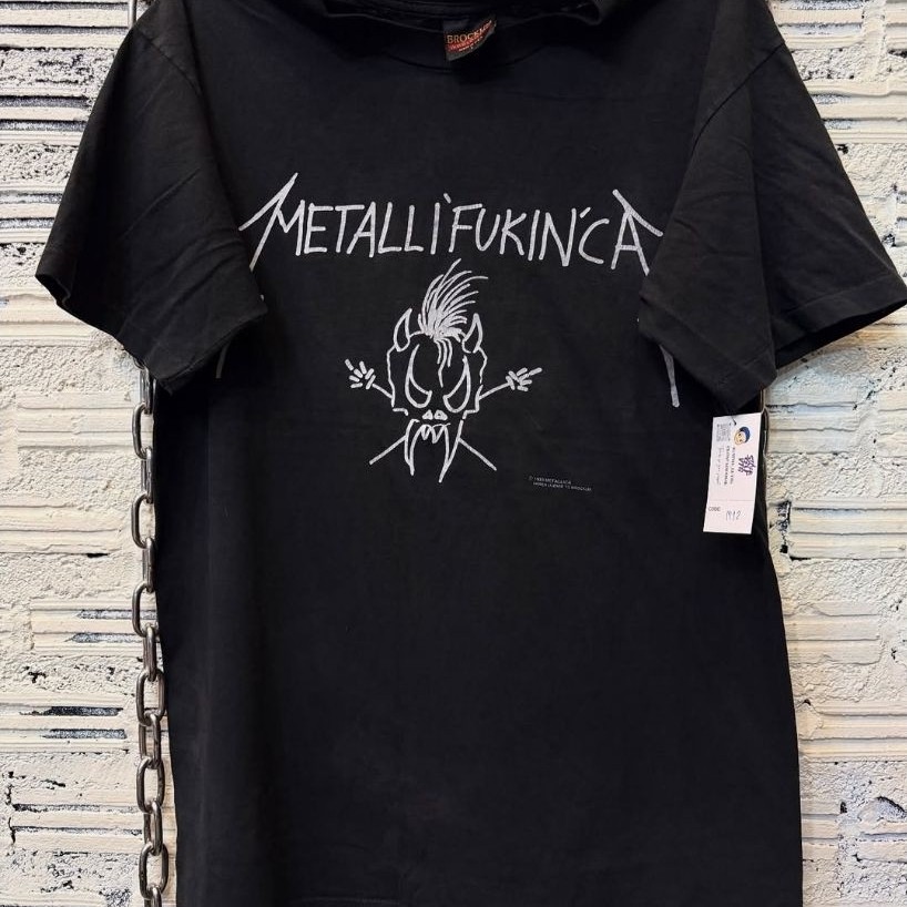 [ORI] VTG Metallica 90s Tshirt Katun 20s Size L Kaos Pria