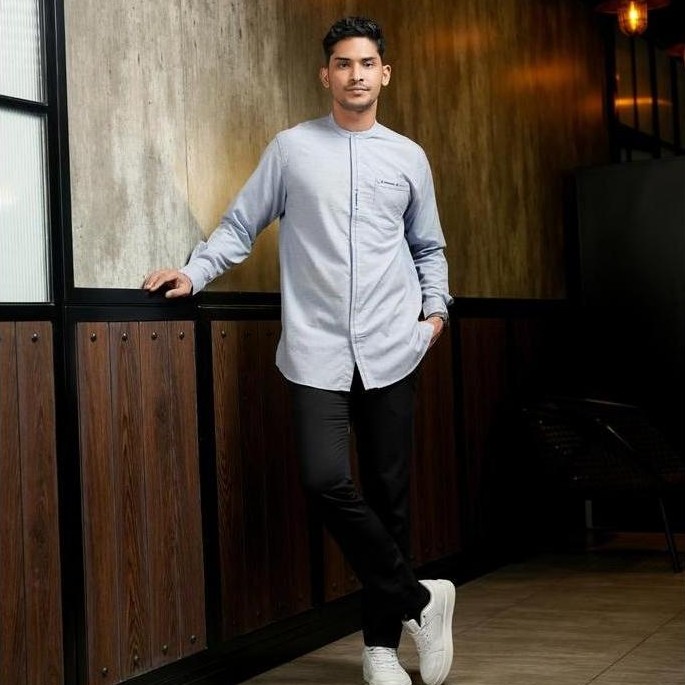 AS SAFWA Baju Koko Kemko KM92 L/S - ARKAN Lengan Panjang