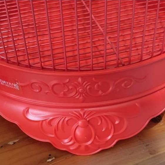 KBD KANDANG BESI BULAT CAPSUL DAYANG JERUJI TEBAL LOVEBIRD KONIN ROBIN