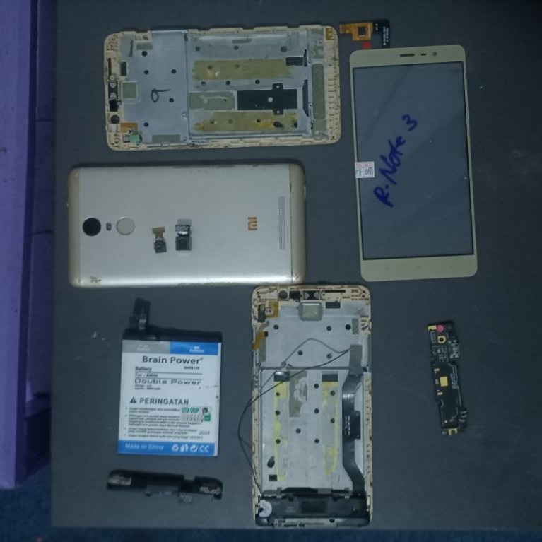 sparepart xiomi note 3