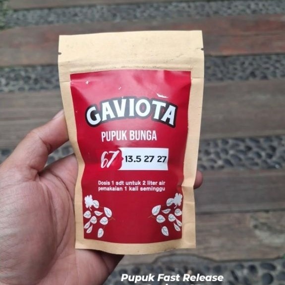 pupuk gaviota 67 berat 250 gram pembungaan