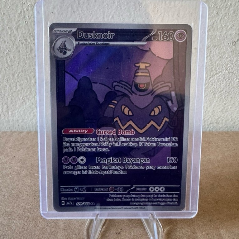 Kartu Pokemon DUSKNOIR AR 176/166 Seri Bimbingan Rasi