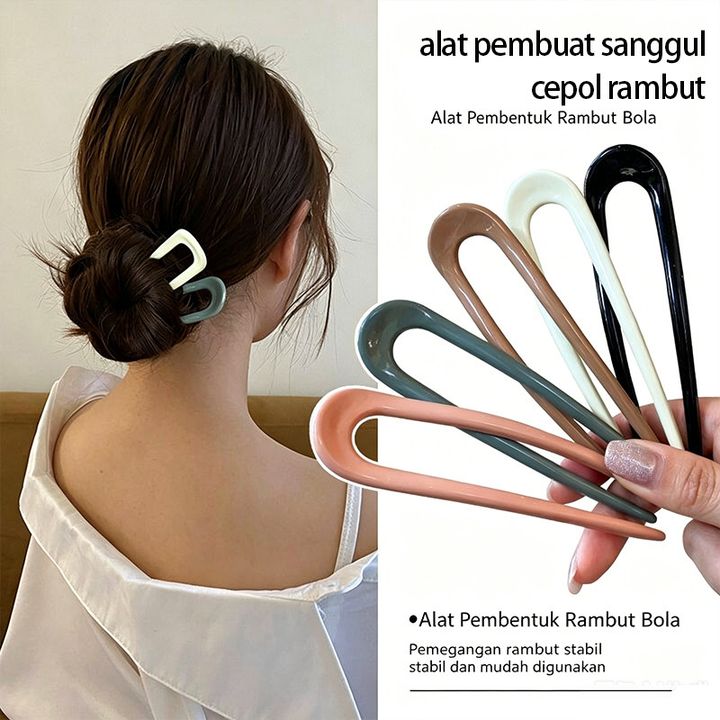 Jepit Rambut U Pendek untuk Sanggul, Praktis & Minimalis, Model Terbaru
