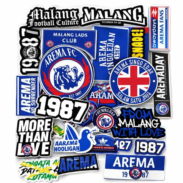 STIKER  AREMA | STIKER AREMANIA | STIKER HOOLIGANS | AREK MALANG | AREMANIA