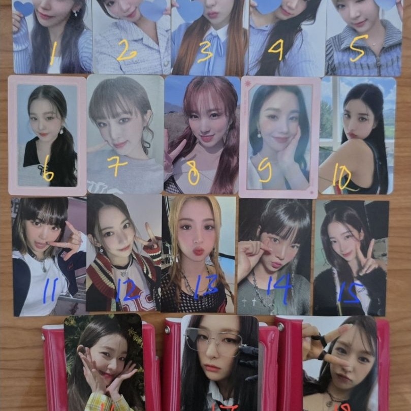 Photocard IZ*ONE LE SSERAFIM RED VELVET Official 30K sampai 50K – Original Kpop PC murah LESSERAFIM 